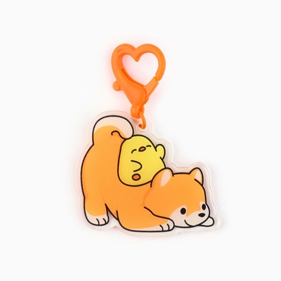 Брелок для ключей, обвес на сумку «Сиба-ину», 5×7.2 см