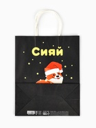 Пакет крафт, "Сияй", 27 х 21 х 11 см - фото 809234053 Пакет крафт, "Сияй", 27 х 21 х 11 см - фото 809234053