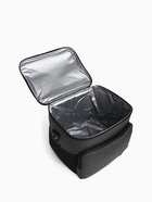 Термосумка на молнии, объём 12л, наружный карман, цвет чёрный - фото 37139724