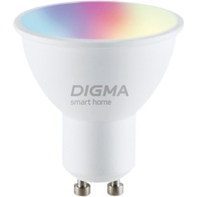 Умная лампа Digma DiLight L1 GU10 5Вт 400lm Wi-Fi (DLL1GU10)