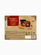 Подарочный набор новогодний «Тёплых праздников», мёд с пыльцой 250 г, чай 50 г, ложка - Фото 10