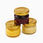 Подарочный набор новогодний «Согревайся этой зимой» 2 крем-мёда и варенье с шишками 3×30 г - Фото 3