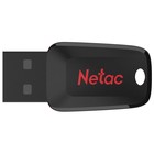 Флешка Netac 16GB U197 NT03U197N-016G-20BK USB2.0 черный/красный - фото 51661185