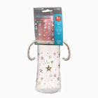 Бутылочка для кормления Крошка Я «Звезды», широкое горло, Ø50 мм, от 3 мес., 330 мл, розовая, ручки молочные - Фото 9
