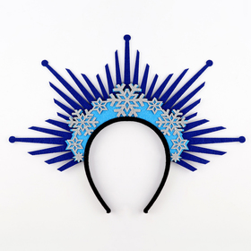 Ободок новогодний карнавальный «Сказочная зима»