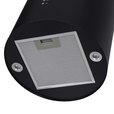 Вытяжка HOMSair ART 1050IS 35, островная, 350 Вт, 1050 м3/ч, 3 скорости, 35 см, чёрная