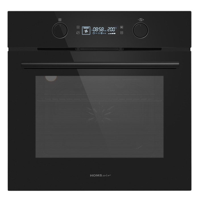 Духовой шкаф HOMSair OEM606BK2, электрический, 60 л, класс А, чёрный
