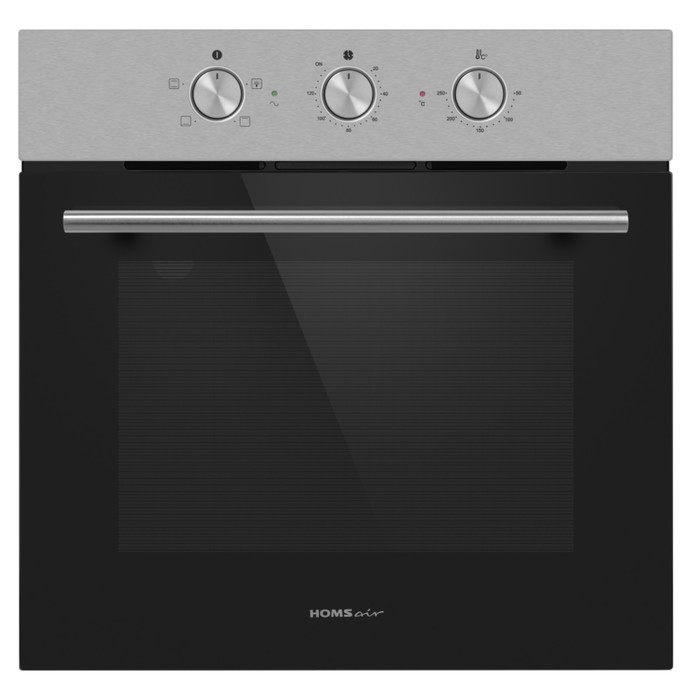 Духовой шкаф HOMSair OES604S, электрический, 60 л, класс А, чёрный, серый - Фото 1