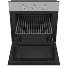 Духовой шкаф HOMSair OES604S, электрический, 60 л, класс А, чёрный, серый 10771231