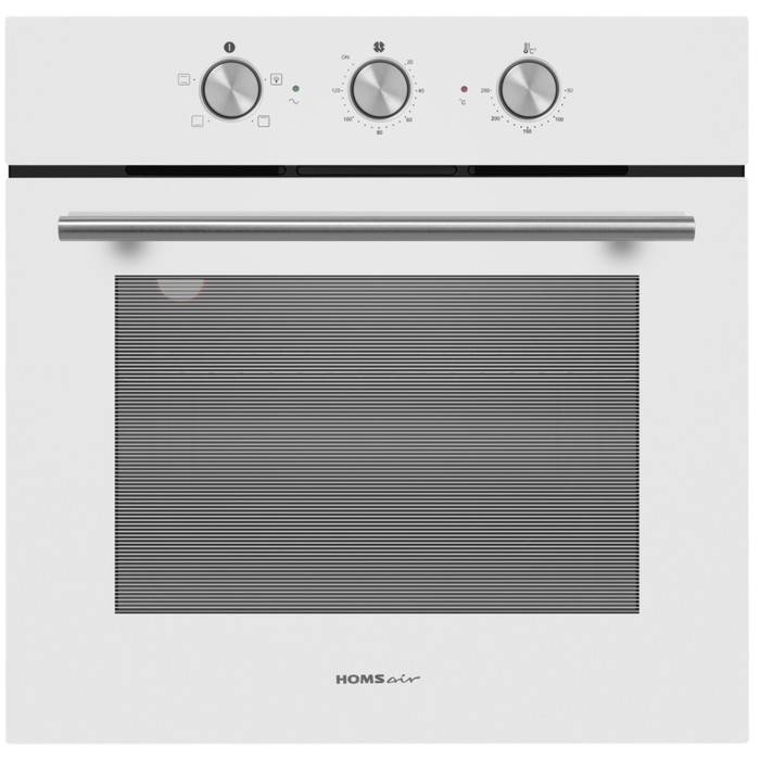 Духовой шкаф HOMSair OES604WH, электрический, 60 л, класс А, серый