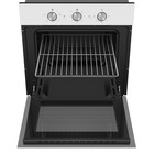 Духовой шкаф HOMSair OES604WH, электрический, 60 л, класс А, серый 10771232