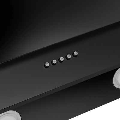 Вытяжка MAUNFELD Tower 50, наклонная, 96 Вт, 650 м3/ч, 3 скорости, 50 см, чёрная