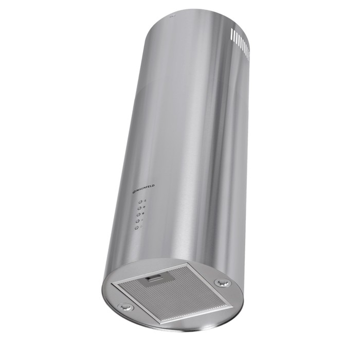 Вытяжка MAUNFELD Lee Light Isla 35, островная, 1050 м3/ч, 3 скорости, 35.1 см, серая - Фото 1