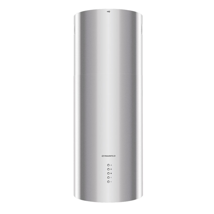 Вытяжка MAUNFELD Lee Light Isla 35, островная, 192 Вт, 1050 м3/ч, 3 скорости, 35.1 см, серая - Фото 1