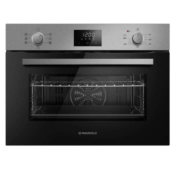 Духовой шкаф MAUNFELD AMCO537S, электрический, 53 л, класс А, чёрный, серый