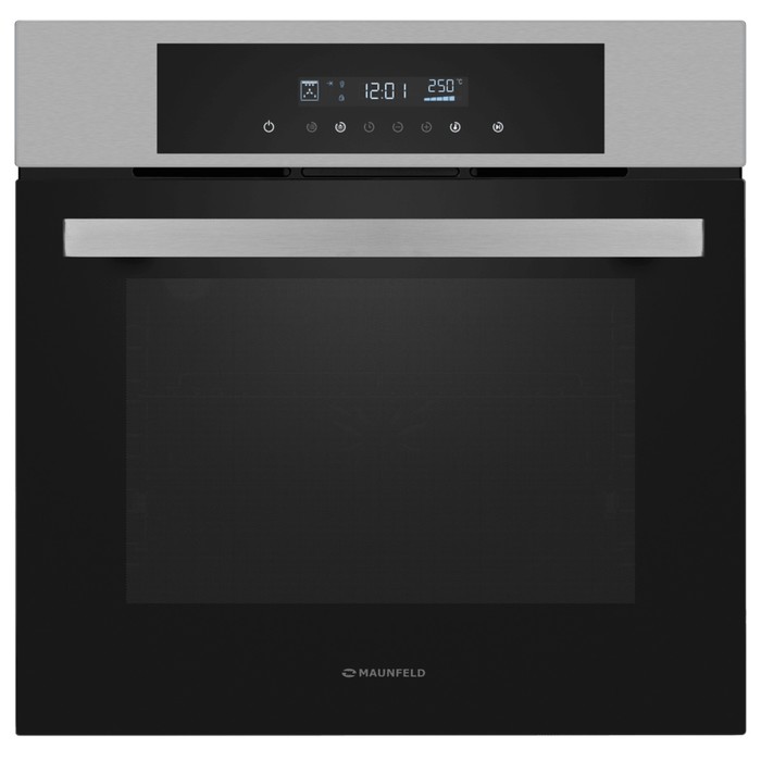 Духовой шкаф MAUNFELD AEOD6063S, электрический, 60 л, класс А, чёрный, серый