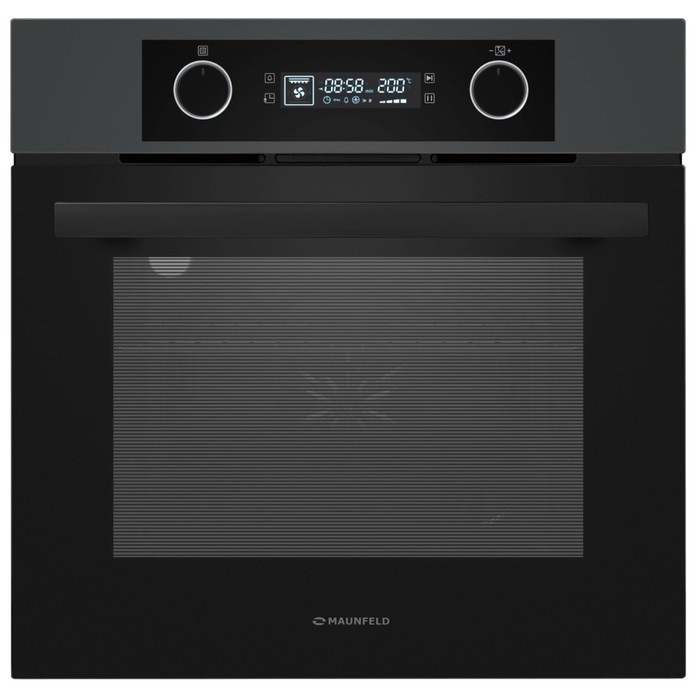 Духовой шкаф MAUNFELD AEOH6062G1, электрический, 60 л, класс А, чёрный