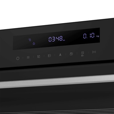 Встраиваемая микроволновая печь MAUNFELD MBMO349GB, 900 Вт, 34 л, 8 режимов, гриль, чёрная