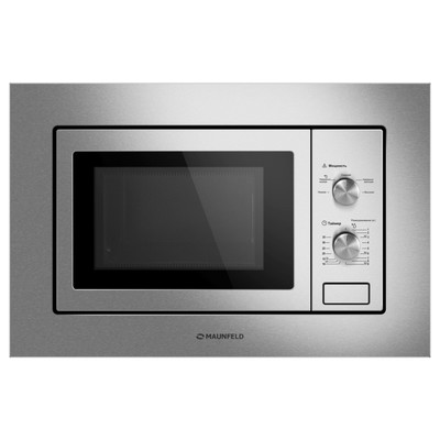 Встраиваемая микроволновая печь MAUNFELD MBMO820MS03, 1250 Вт, 20 л, 2 режимов, серая