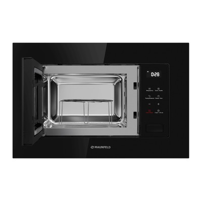 Встраиваемая микроволновая печь MAUNFELD MBMO820SGB10, 1270 Вт, 20 л, 8 режимов, чёрная