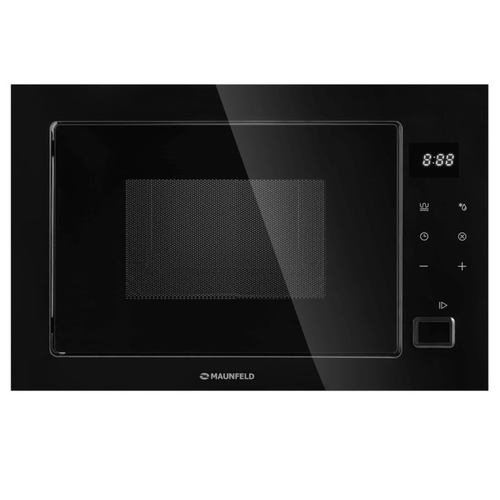Встраиваемая микроволновая печь MAUNFELD MBMO925SGB11, 1450 Вт, 25 л, 8 режимов, чёрная - Фото 1