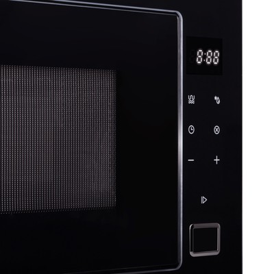 Встраиваемая микроволновая печь MAUNFELD MBMO925SGB11, 1450 Вт, 25 л, 8 режимов, чёрная