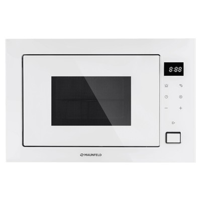 Встраиваемая микроволновая печь MAUNFELD MBMO925SGW11, 1450 Вт, 25 л, 8 режимов, белая