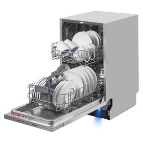 Посудомоечная машина MAUNFELD MLP-08S, встраиваемая, класс А++, 9 комплектов, 4 режимов