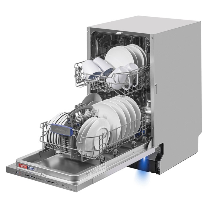 Посудомоечная машина MAUNFELD MLP-08S, встраиваемая, класс А++, 9 комплектов, 4 режимов