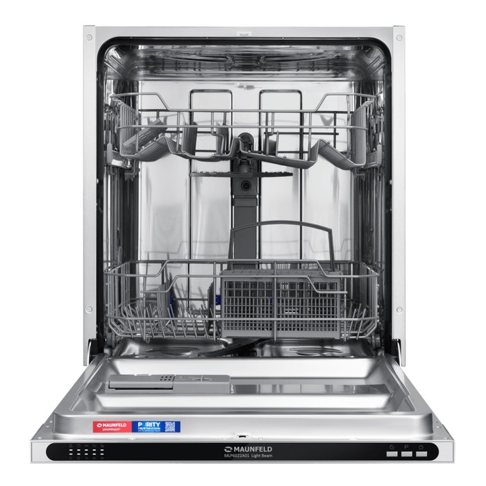 Посудомоечная машина MAUNFELD MLP6022A01, встраиваемая, класс А++, 12 комплектов, 5 режимов - фото 51924954