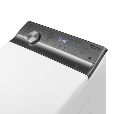 Стиральная машина MAUNFELD MFWM127ISWH, вертикальная загрузка, класс А+++, 1200 об/мин, 7 кг