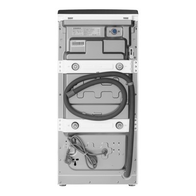 Стиральная машина MAUNFELD MFWM127ISWH, вертикальная загрузка, класс А+++, 1200 об/мин, 7 кг
