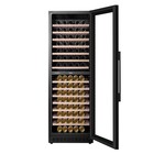 Винный шкаф MAUNFELD MBWC-415D171, 14 полок, 415 л, 171 бутылка, 2 климатические зоны, чёрный 10771363