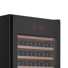 Винный шкаф MAUNFELD MBWC-415D171, 14 полок, 415 л, 171 бутылка, 2 климатические зоны, чёрный 10771363