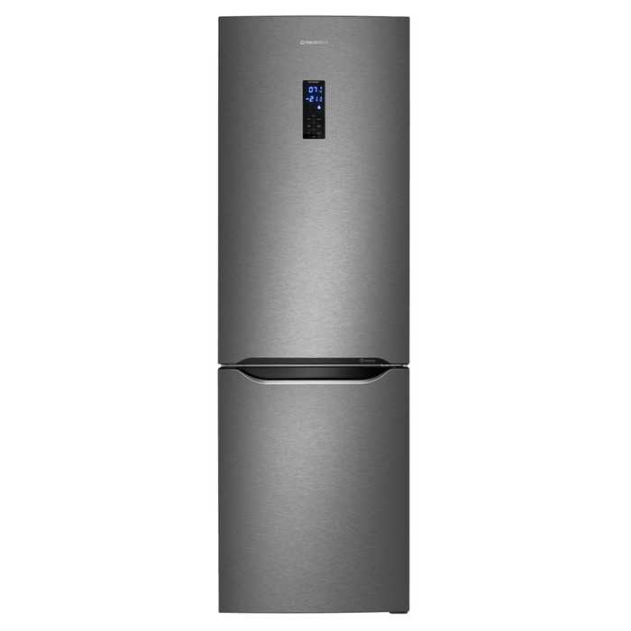 Холодильник MAUNFELD MFF187NFIX10, двухкамерный, класс А+, 330 л, Total NoFrost, серебристый - Фото 1