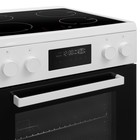 Плита MAUNFELD MIC611W01TD, индукционная, 4 конфорки, 59 л, электрическая духовка, белая - фото 51900858