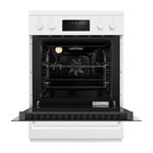 Плита MAUNFELD MIC611W01TD, индукционная, 4 конфорки, 59 л, электрическая духовка, белая - фото 51900854