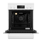 Плита MAUNFELD MIC611W01TD, индукционная, 4 конфорки, 59 л, электрическая духовка, белая - фото 51900855