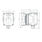 Насос циркуляционный ROMMER COMFORT, 7 Вт, напор 1.2 м, 8.3 л/мин, для ГВС, корпус латунь - Фото 5