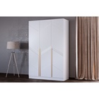 Шкаф прямой трёхстворчатый для одежды «Стронг», с доводчиками, 1500×536×2200 мм, цвет белый/белый софт - Фото 3