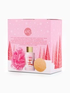 Подарочный набор новогодний женский «Лисёнок»: гель для душа 100 мл, бомбочка для ванны 130 г, мочалка для тела, URAL LAB 10390289