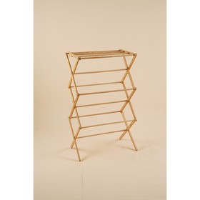 {{photo.Alt || photo.Description || 'УЦЕНКА Сушилка для белья «Альберо», напольная, складная, бамбук, 63.5×36.5×106.5 см'}}