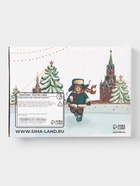 Подставка под чайный пакетик новогодняя Доляна «Московский мишка», керамика, 12×9.5 см, белая - Фото 5