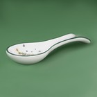 Подставка для ложку новогодняя Доляна «Приближение чуда», 22.3×7.5×2.3 см, доломит, белая - Фото 3