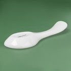 Подставка для ложку новогодняя Доляна «Приближение чуда», 22.3×7.5×2.3 см, доломит, белая - Фото 4