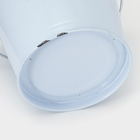 УЦЕНКА Ведро эмалированное, 12 л, без крышки, светлое - Фото 3