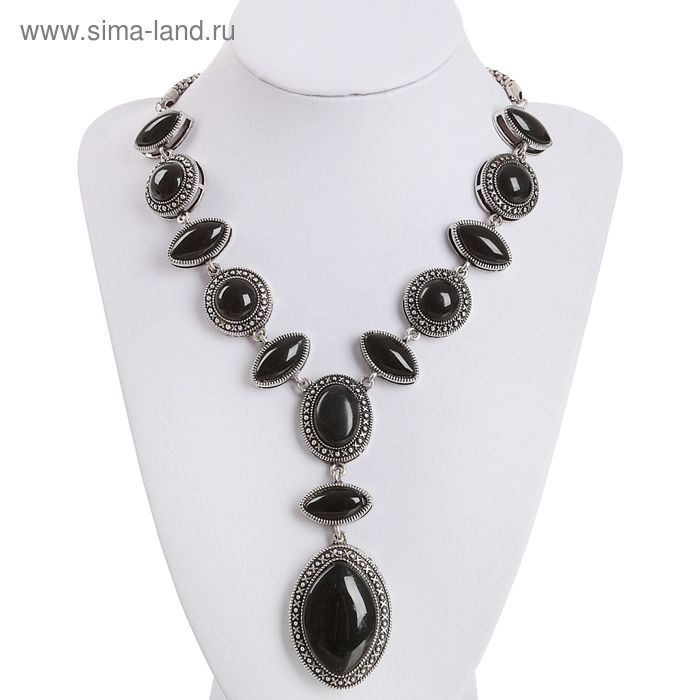 Кулон восток «Агат» ромб в оправе - Фото 1