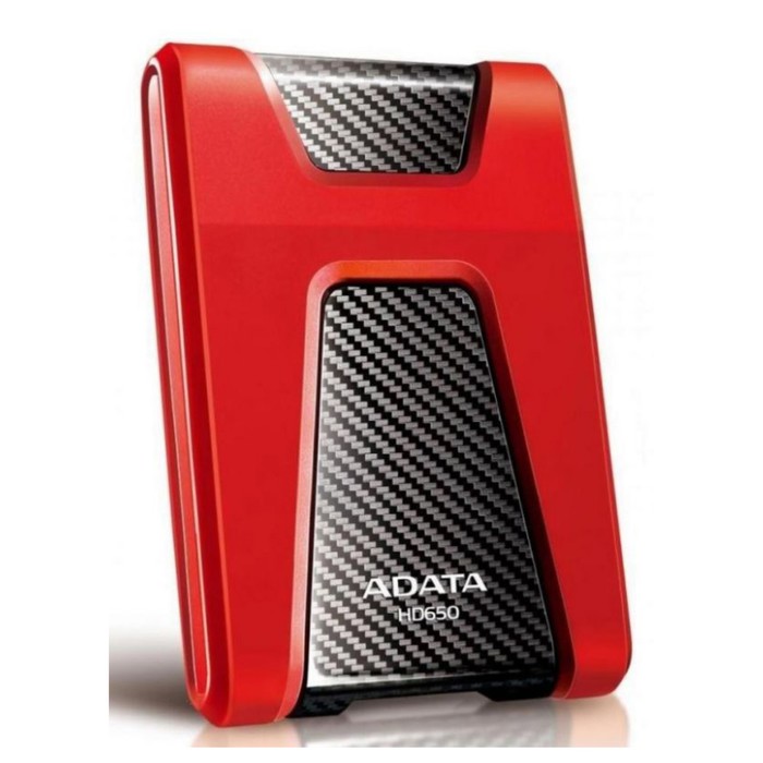Жесткий диск A-Data USB 3.0 2TB AHD650-2TU31-CRD HD650 DashDrive Durable 2.5" красный - Фото 1