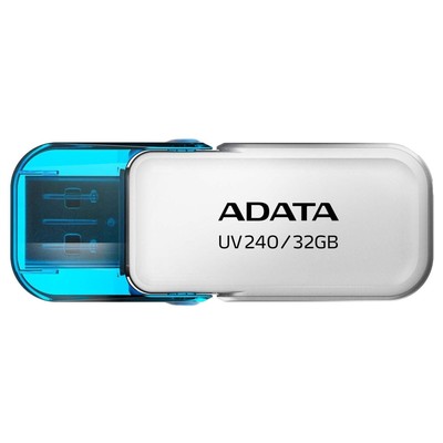 Флешка A-Data 32GB UV240 AUV240-32G-RWH USB2.0 белый/голубой