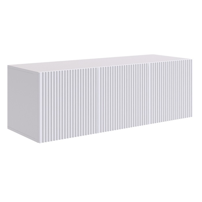 Антресоль для трёхстворчатого шкафа «Зефир», 1200×422×400 мм, цвет белое дерево/белая эмаль - Фото 1